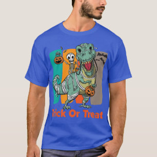 Kids Boys tyrannosaurus re t re halloween skeleton T-Shirt