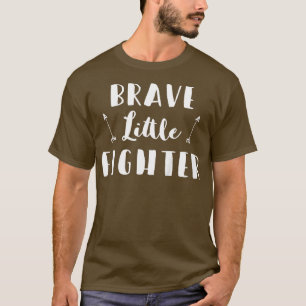 Kids Brave Little Fighter Childhood Cancer Tshirt
