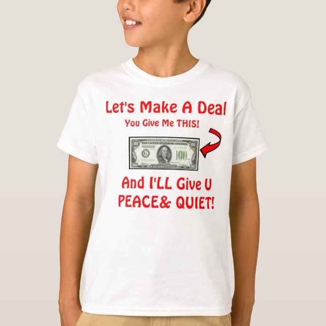 kids bribery t-shirt (Front)