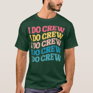 Kids Bride I Do Crew Retro Bachelorette Party Brid T-Shirt