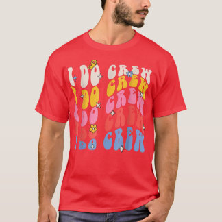Kids Bride I Do Crew Retro Bachelorette Party Brid T-Shirt