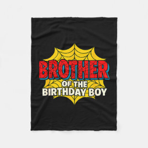 Kids Brother Of The Birthday Boy Sder Theme Party  Fleece Blanket