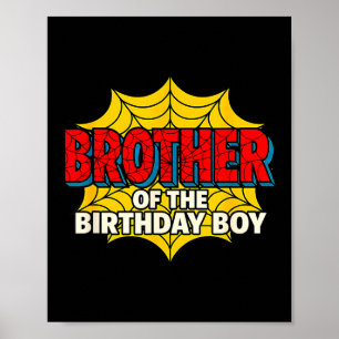 Kids Brother Of The Birthday Boy Sder Theme Party  Poster