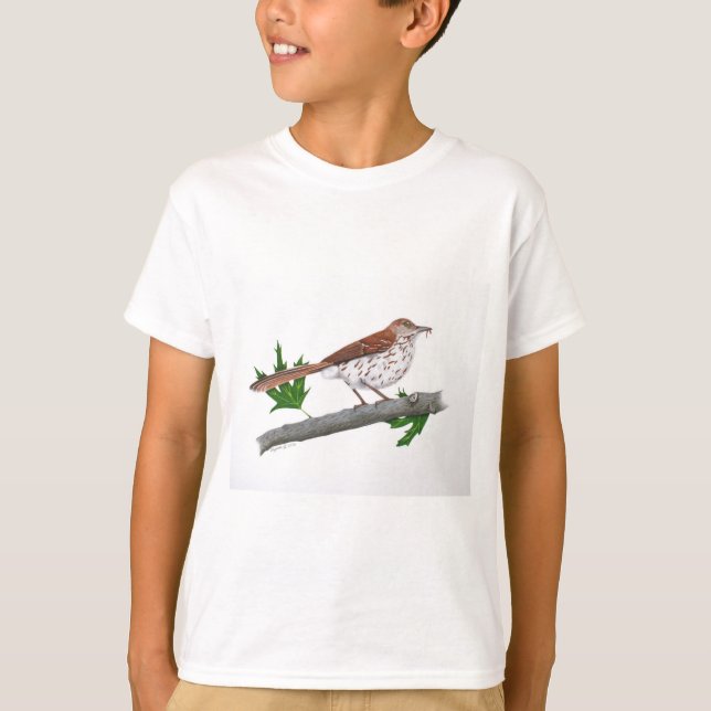 Kids Brown Thrasher T-Shirt (Front)