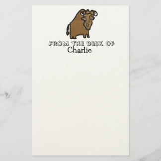 Kids buffalo personalised stationary stationery
