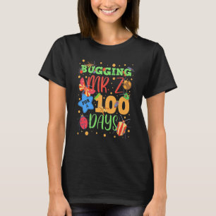 Kids Bugging Mr Z For 100 Days Of School First Gra T-Shirt