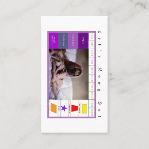 Kids Business Card: Lets Hang Out Card