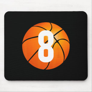 Kids Bysketbyll - 8 Year Old Birthday Mouse Pad