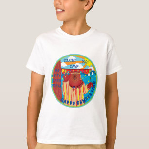 Kid's Camp Groovy T-Shirt Happy Bear