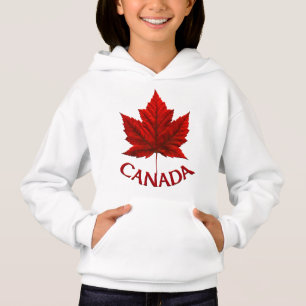 Kid's Canada Flag Hoodie Maple Leaf Kid's Hoodie