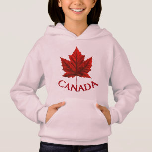 Kid's Canada Flag Hoodie Maple Leaf Kid's Hoodie