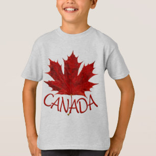 Kid's Canada Flag Sweatshirt Maple Leaf Kid's Shir T-Shirt