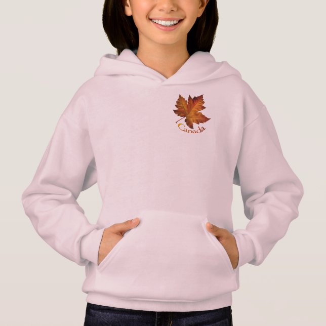 Kid's Canada Hoodie Jacket Kid Canada Sweatshirt (Front)
