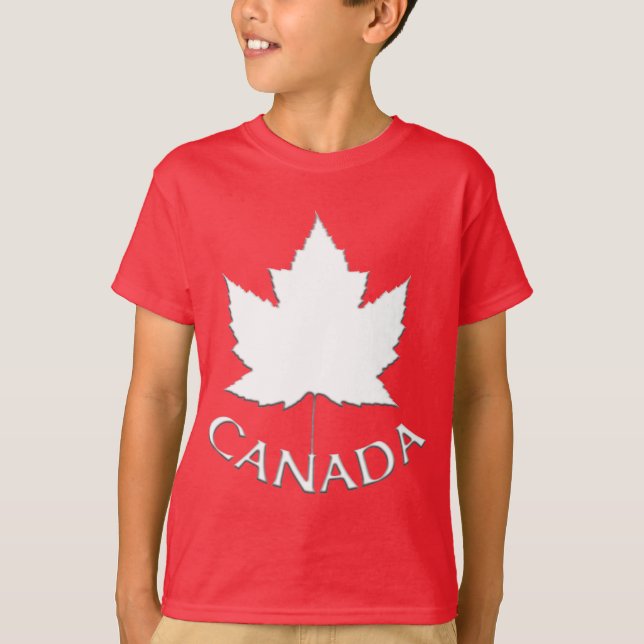 Kid's Canada T-shirt Custom Name Canada Shirts (Front)