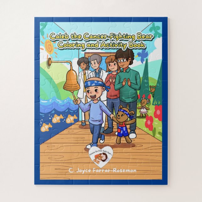 Kids Cancer 56 Jigsaw Oversized Piece Puzzle (Vertical)