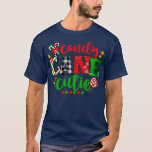 Kids Candy Cane Cutie Merry Christmas Lover Santa T-Shirt