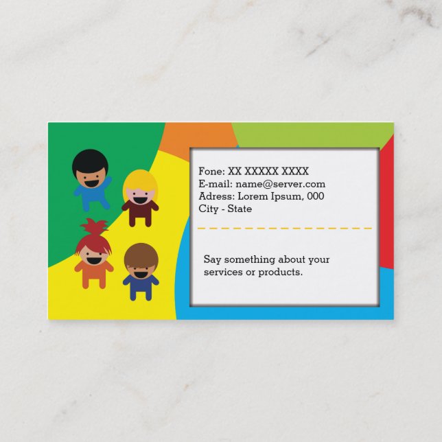 Kids Card (Back)