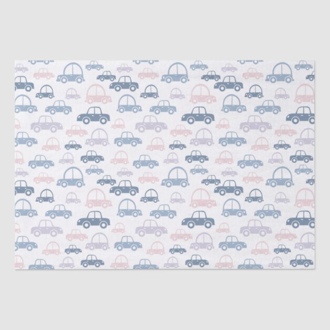 Kids Cars  Tissue Paper (Front)