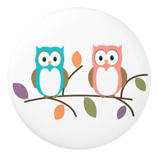 Kids Ceramic Draw & Cupboard Door Knobs (Front)