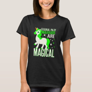 Kids Cerebral Palsy warrior are magical green unic T-Shirt