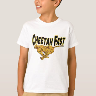 Kids Cheetah Fast Running Wild Animal T-Shirt
