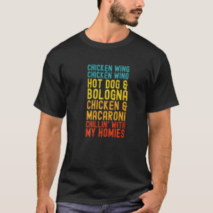 Kids Chicken Wing Chicken Wing Hot Dog And Bologna T-Shirt