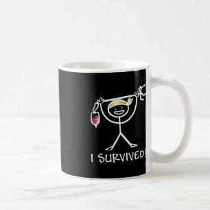 Kids Childhood Cancer Awareness I Survived Gold R Coffee Mug