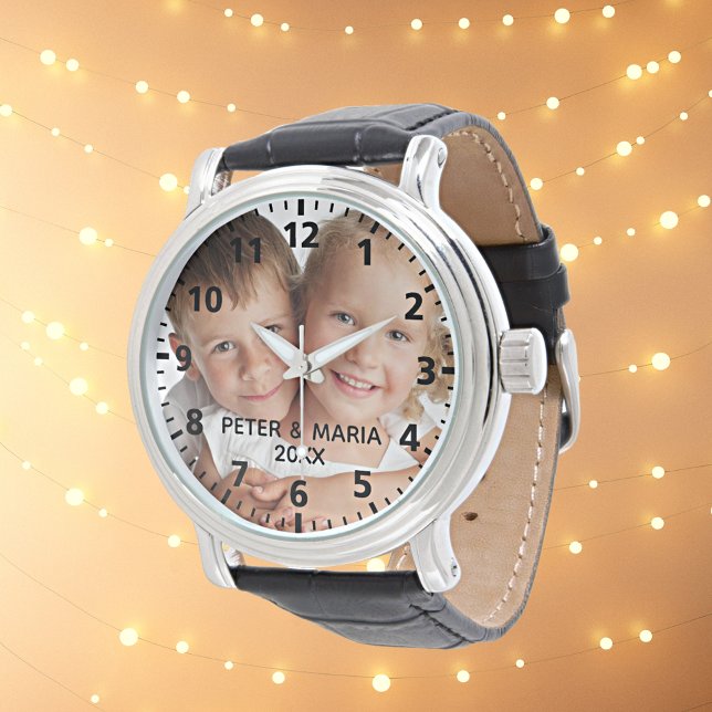 Kids children custom photo names year watch (Creator Uploaded)