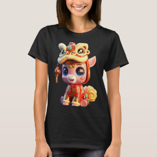 Kids Chinese New Year Of Horse 2026 Lunar New Year T-Shirt