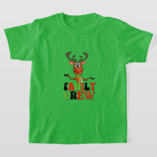 Kids "Christmas Crew 2023" Reindeer T-Shirt