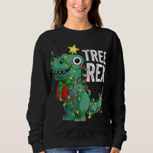 Kids Christmas Dinosaur Tree Rex Pyjamas Toddler B Sweatshirt
