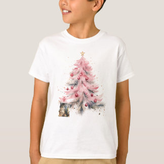 Kids Christmas Kitty T-Shirt