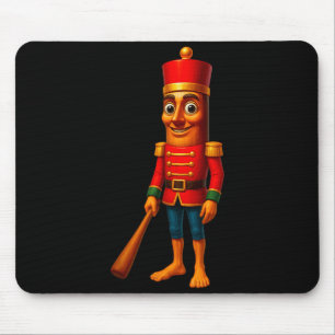 Kids Christmas Pajama Tung Sahur Nutcracker Brainr Mouse Pad