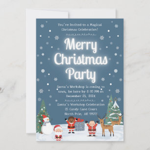 Kids Christmas Party Invitation