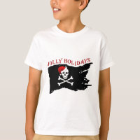 Kids Christmas Pirate T-Shirt