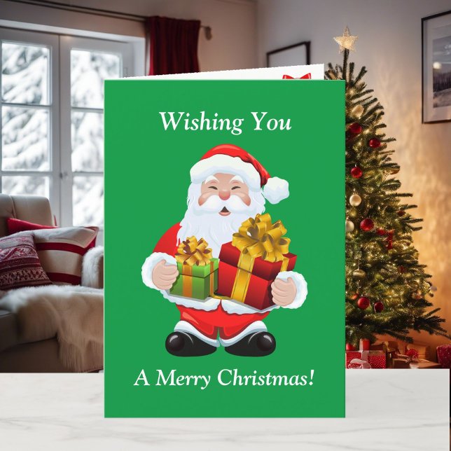 Kids CHRISTMAS Santa Claus for Boy or Girl Holiday Card (Creator Uploaded)