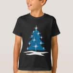 Kid's Christmas T-shirt Blue Holiday Classic Tee<br><div class="desc">Kid's Christmas T-shirt Festive Holiday T-shirts Ringer Blue Christmas Tree Shirts & Gifts for Men Women Boys Girls and Baby Christmas Tree T-shirts & Nondenominational Holiday Gifts Art & Design by Kim Hunter See www.kimhunter.ca for many more Christmas and Holiday Shirts & Gifts Online.</div>