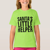 Kids Christmas T-Shirts, SANTA'S LITTLE HELPER