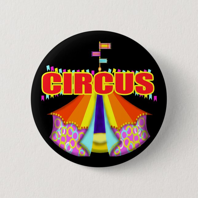 Kid's Circus T Shirts and Gifts 6 Cm Round Badge (Front)