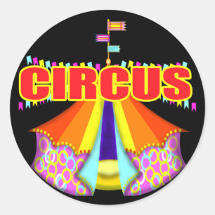 Kid's Circus T Shirts and Gifts Classic Round Sticker