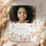 Kids Circus Themed Photo Birthday Party Invitation<br><div class="desc">Attention young party-goers, get ready to step right up to a sweet watercolor circus themed birthday celebration! The colourful invitation boasts the classic phrase "come one, come all" and showcases a modern and stylish template with a photo, watercolor designs of balloons, clowns, and animals in muted shades of red, blue,...</div>