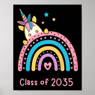 Kids Cl Of 2035 _ Kindergarten Apparel _ Back To S Poster