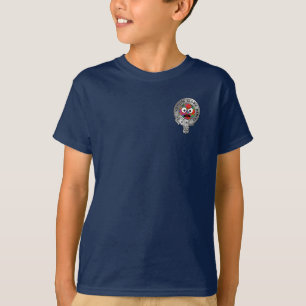 Kids Clan Donnachaidh Robertson Crest & Tartan T-Shirt