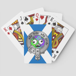 Kids Clan Gunn Crest & Tartan Bicycle Playing Card