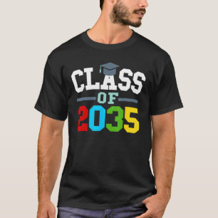 Kids Class Of 2035 First Day Of Back To School Gra T-Shirt