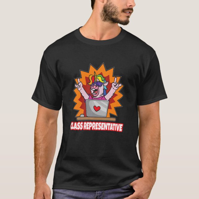 Kids Class Representative  Exemplary Student T-Shirt (Front)