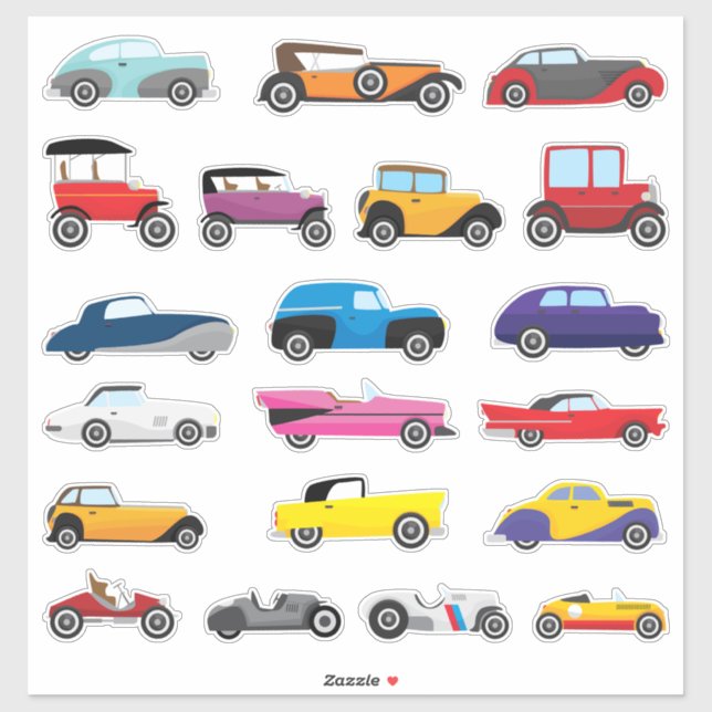 Kids Classic Cars (Sheet)