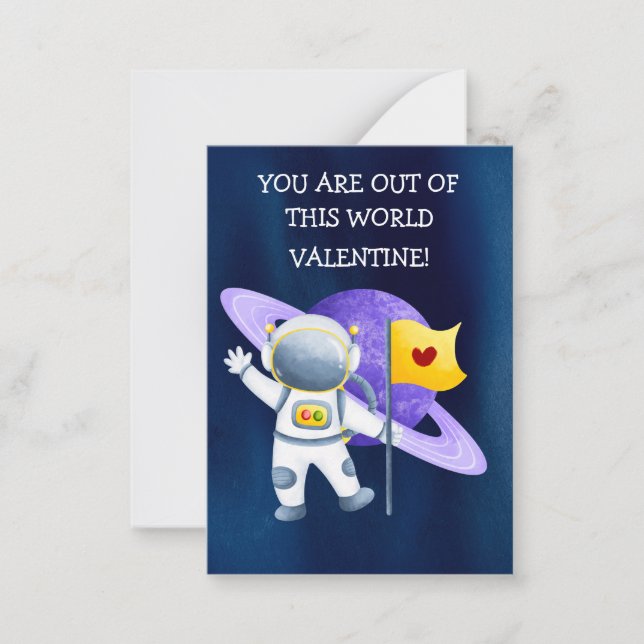 Kids Classroom Valentines Card (Front)