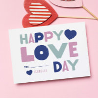 Kids Classroom Valentine's Day Blocky Letters