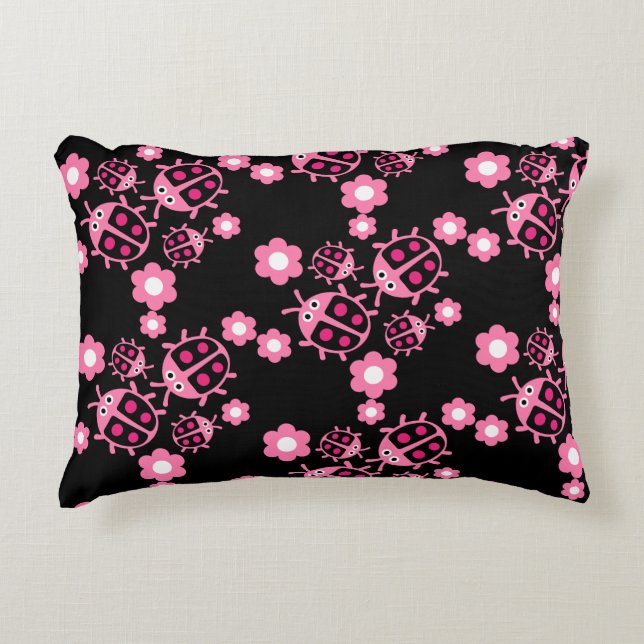 Kids Coccinellidae ladybug  Decorative Cushion (Front)